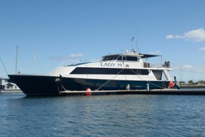 Lady M docked