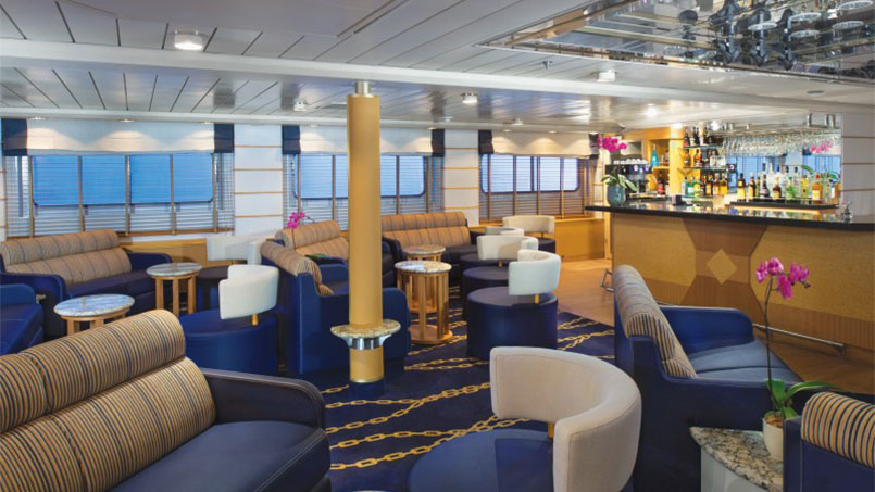Silversea Explorer lounge and bar - Kimberley Cruise Escapes