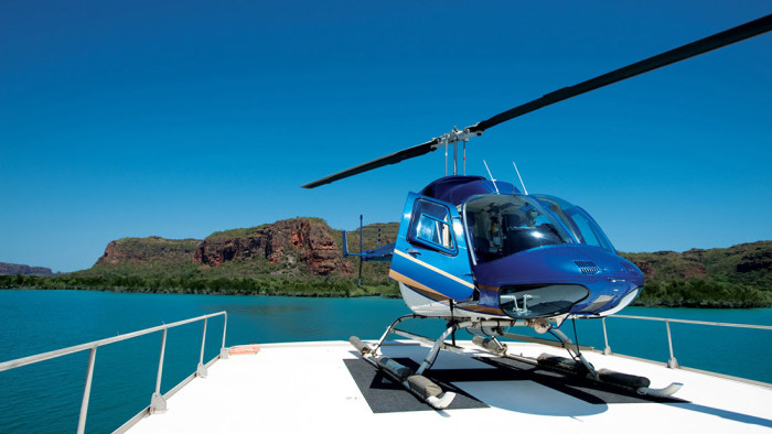 Kimberley Quest helicopter