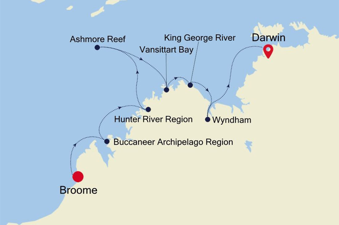 Silversea Broome to Darwin